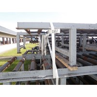 Belt conveyor, motorizables, width 1000 mm, solid frame